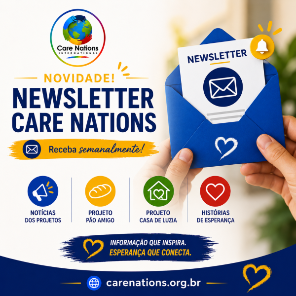 Nova Newsletter Semanal para Compartilhar Histórias de Esperança 