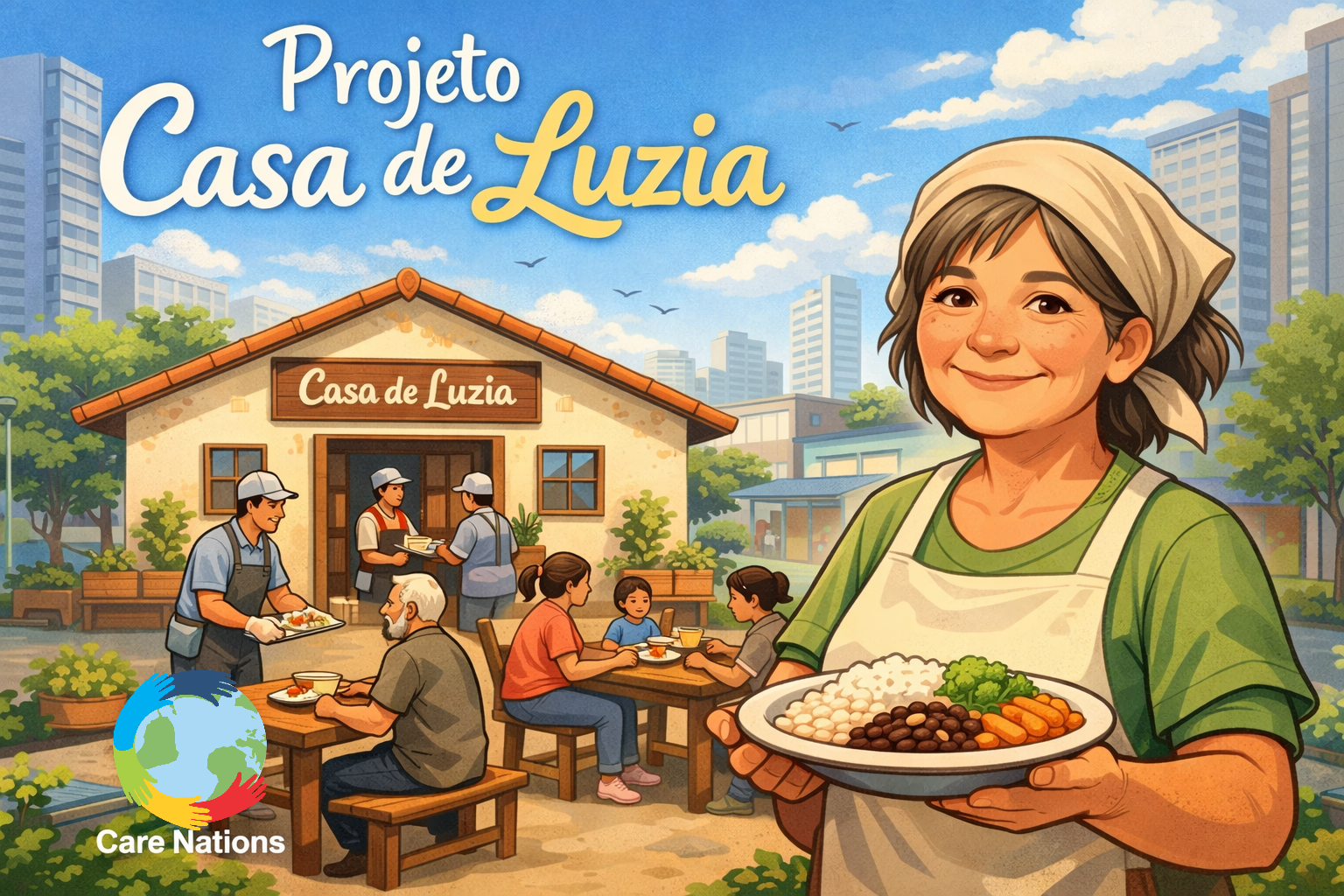 Projeto Casa de Luzia - espaço de acolhimento e alimentação
